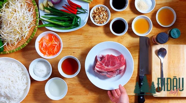 Chuẩn bị nguyên liệu