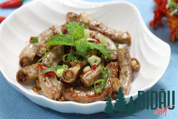 Lòng heo chiên giòn