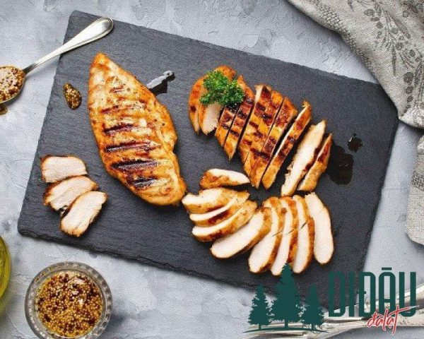 Ức gà áp chảo