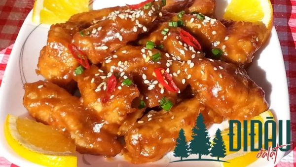 Ức gà sốt chua ngọt