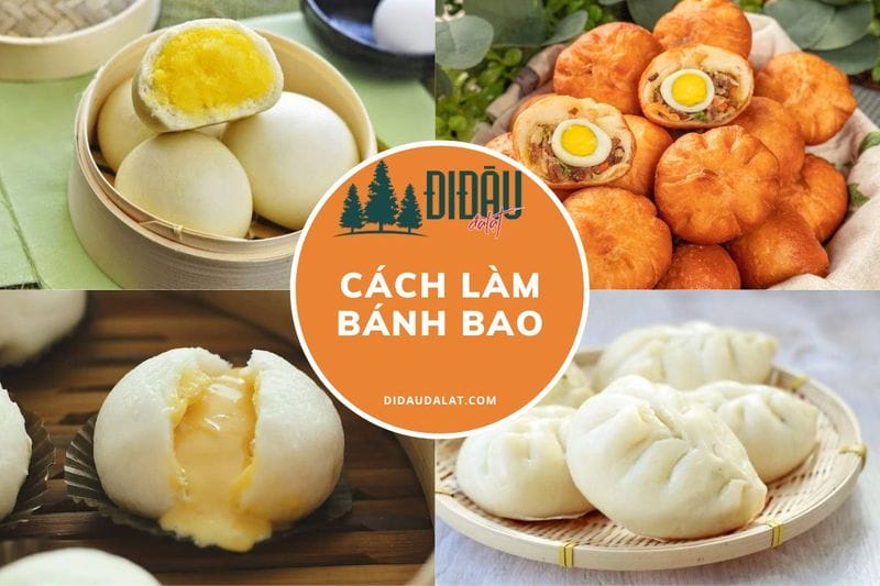 Cách làm món bánh bao nóng hổi thơm phức ngay tại nhà