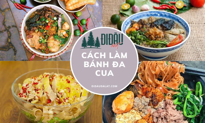 Cách làm bánh đa cua thơm ngon, đậm vị đúng chuẩn đặc sản Hải Phòng