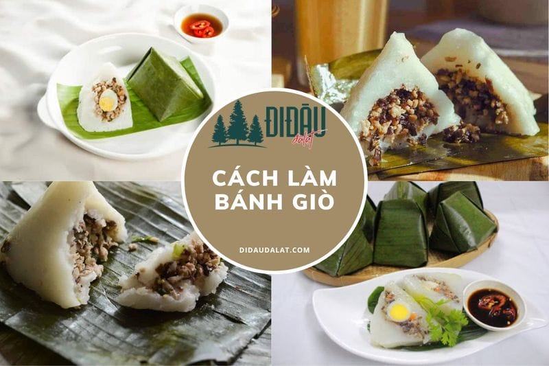 Cách làm bánh giò núng nính, mềm mịn chuẩn vị Hà Nội