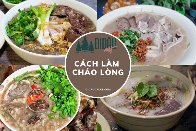 Cách nấu cháo lòng sánh mịn, thơm ngon y như ngoài hàng