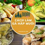 gà hấp muối