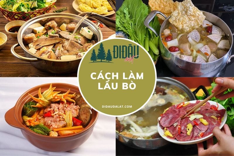 Cách làm lẩu bò ngọt thanh chuẩn vị như ngoài quán