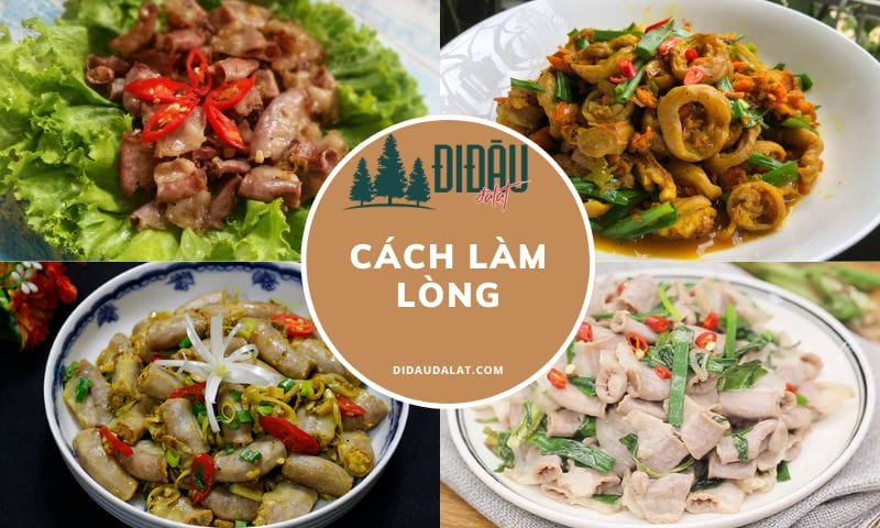 Cách làm món lòng heo sạch trắng, không bị đắng để lai rai cuối tuần