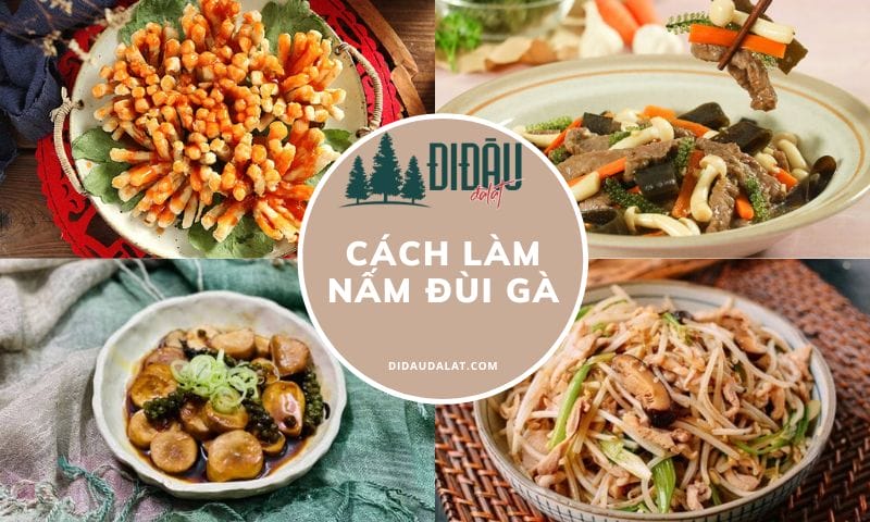 Cách làm món nấm đùi gà giòn ngọt, thanh đạm cực kỳ hao cơm