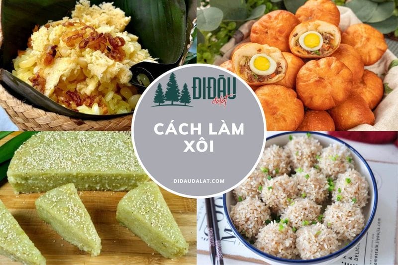 Cách làm món xôi đặc biệt mềm dẻo, thơm ngon cho ngày Tết