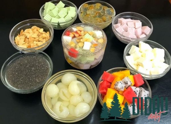Chuẩn bị topping