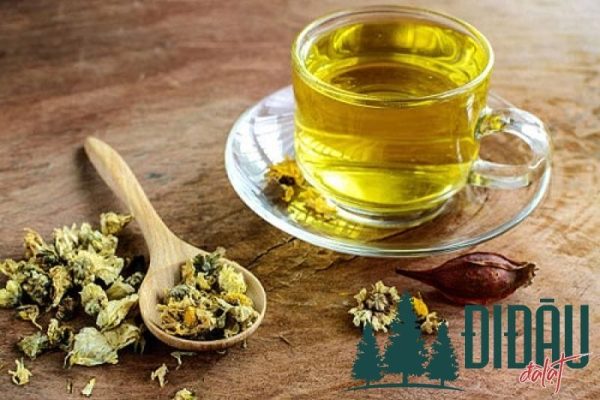 Trà hoa cúc cam thảo