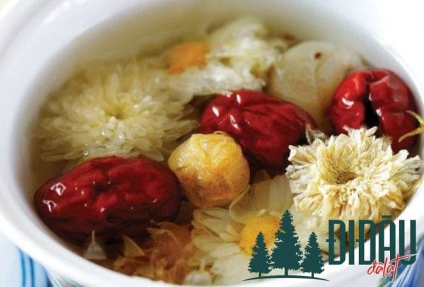 Trà hoa cúc mật ong long nhãn