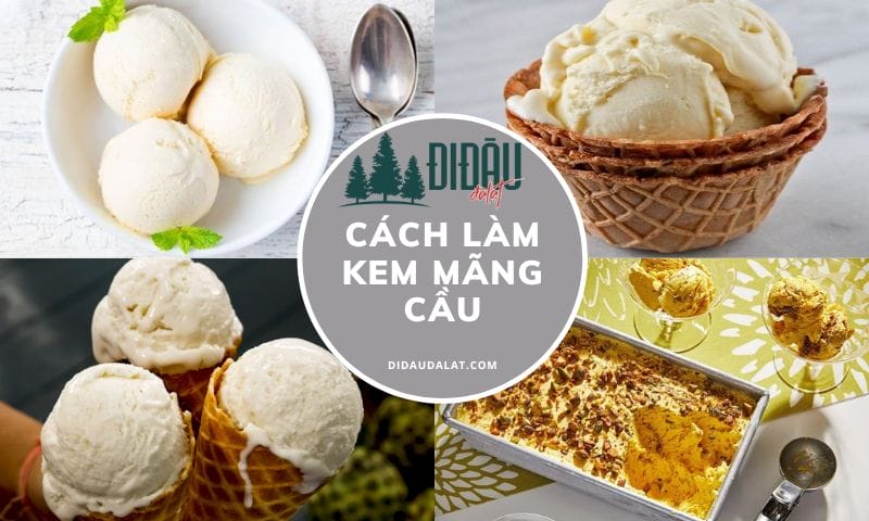 Cách làm kem mãng cầu chua chua, mát lạnh ai cũng thích