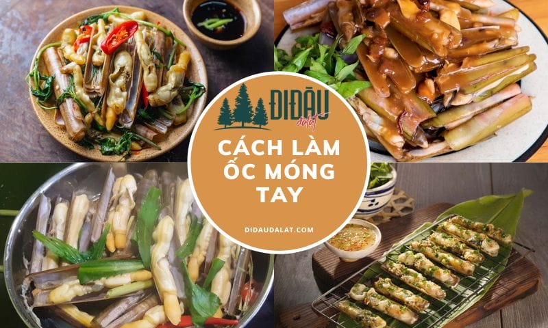 Cách làm ốc móng tay thơm nức mũi ngon bá cháy tại nhà