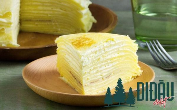 Cách làm bánh crepe sầu riêng ngàn lớp