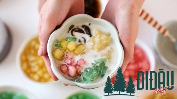 Cách làm trà sữa thạch củ năng ngũ sắc