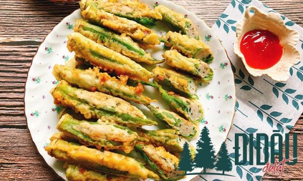 Canh đậu bắp nhồi chả cá thác lác