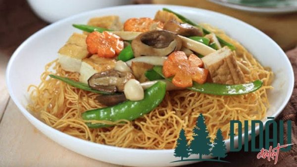 Mì trộn chay