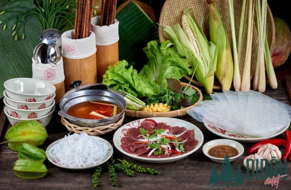 Thực hiện làm bò nhúng giấm