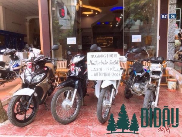 Thuê xe máy tại Hagiang 1hostel and Motorbike rental